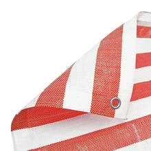 Fabraic Tarp Striped Uiscedhíonach Treisithe